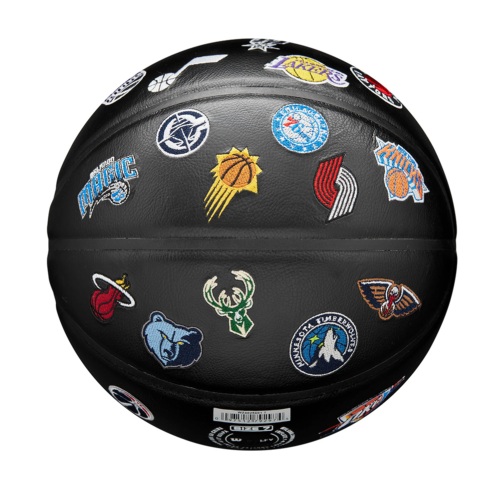Мяч баск. WILSON NBA All Team Premiere Ball, WZ4028601XB р.7, PU, бутил. камера, черный