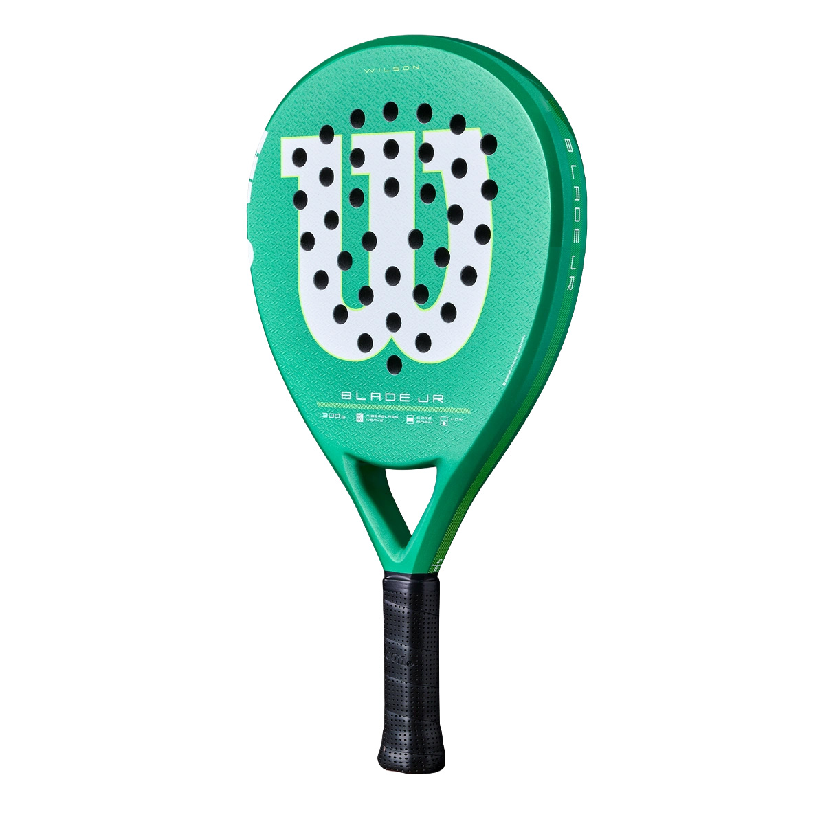 Ракетка для падела WILSON Blade Jr  V4 Padel, WR213811U0, для начин-х, стекловолокно, зеленый