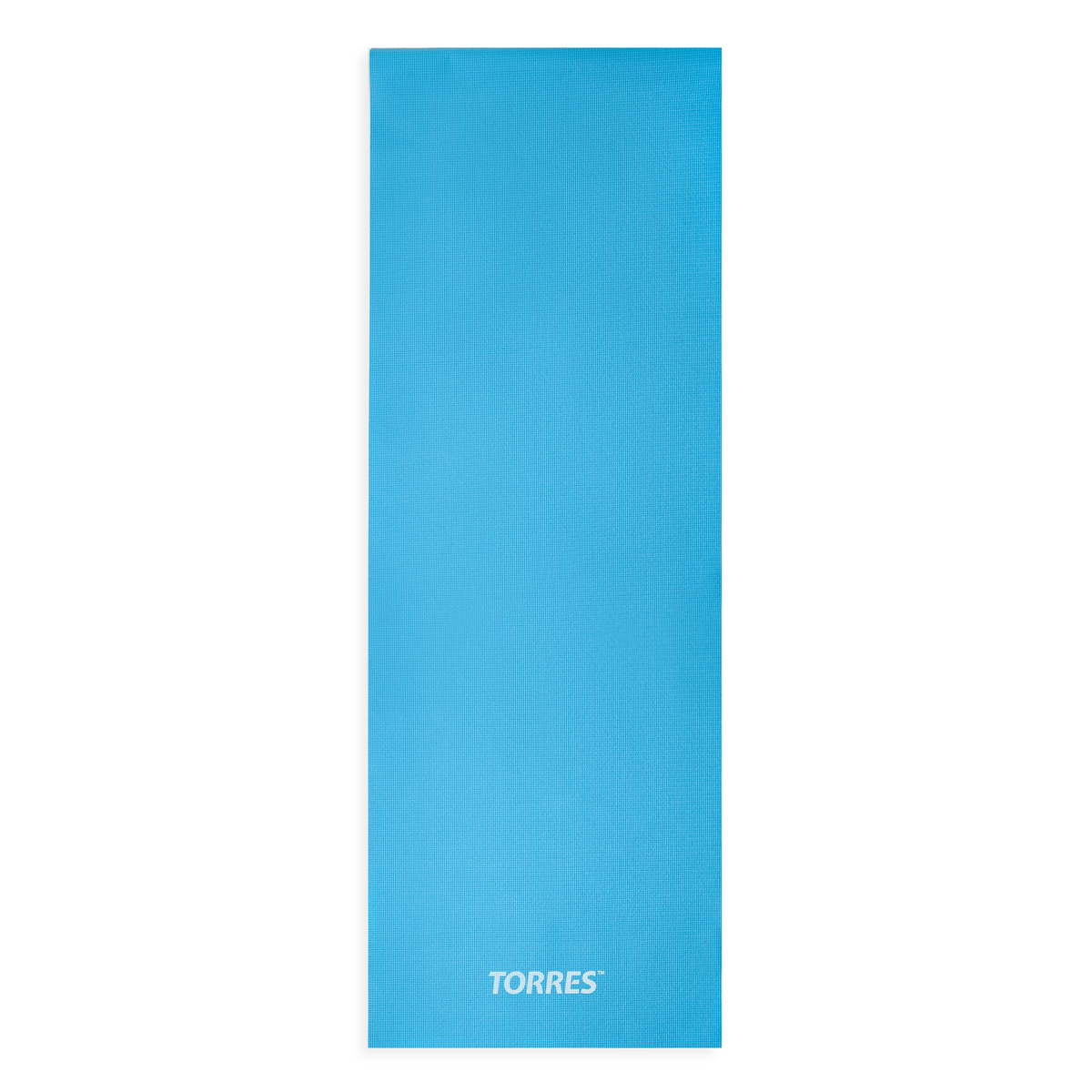 Коврик для йоги TORRES Basis 3, YL10023, PVC 3 мм, нескользящее покрытие, голубой