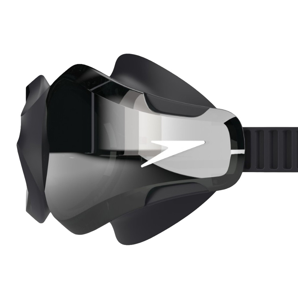 Очки для плав. SPEEDO Hydrosity 2.0 Mirrored, 8-00493718392,ЗЕРКАЛЬНЫЕ дымчатые линзы, черная оправа