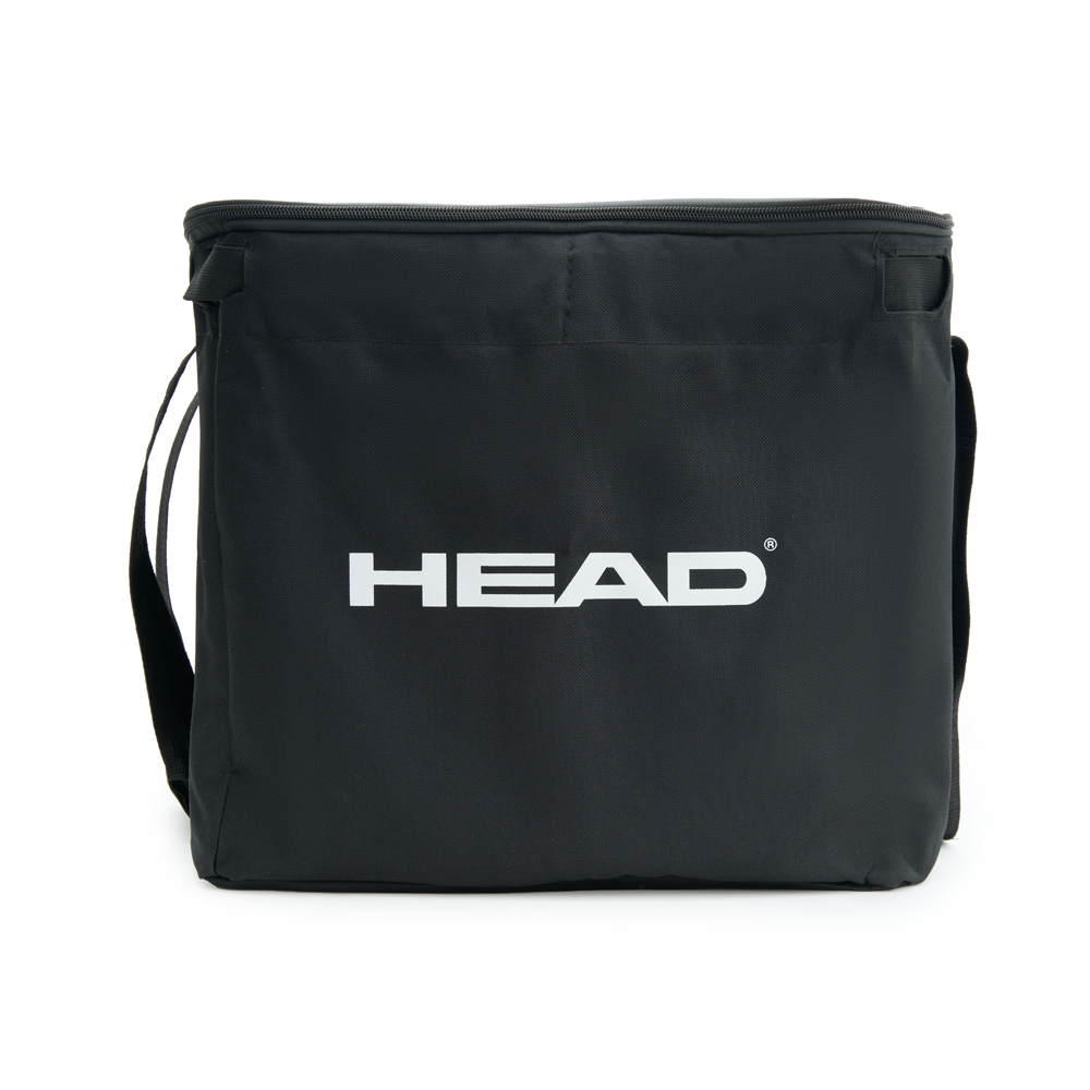 Корзина для теннисных мячей HEAD TT7003, на 125 мячей,с сумкой-переноской, складная, металл, черный