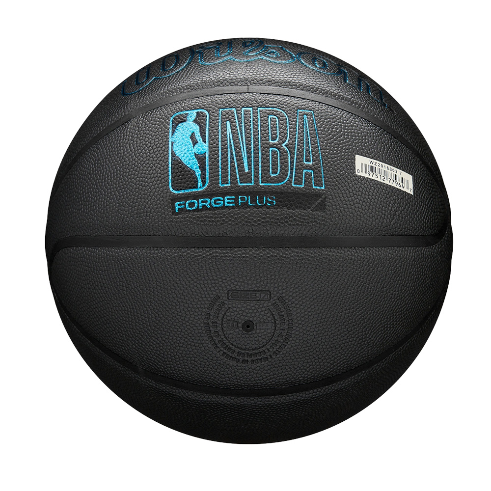 Мяч баск. WILSON NBA Forge Plus, WZ2016803XB7, р.7, PU, бутиловая камера, черный