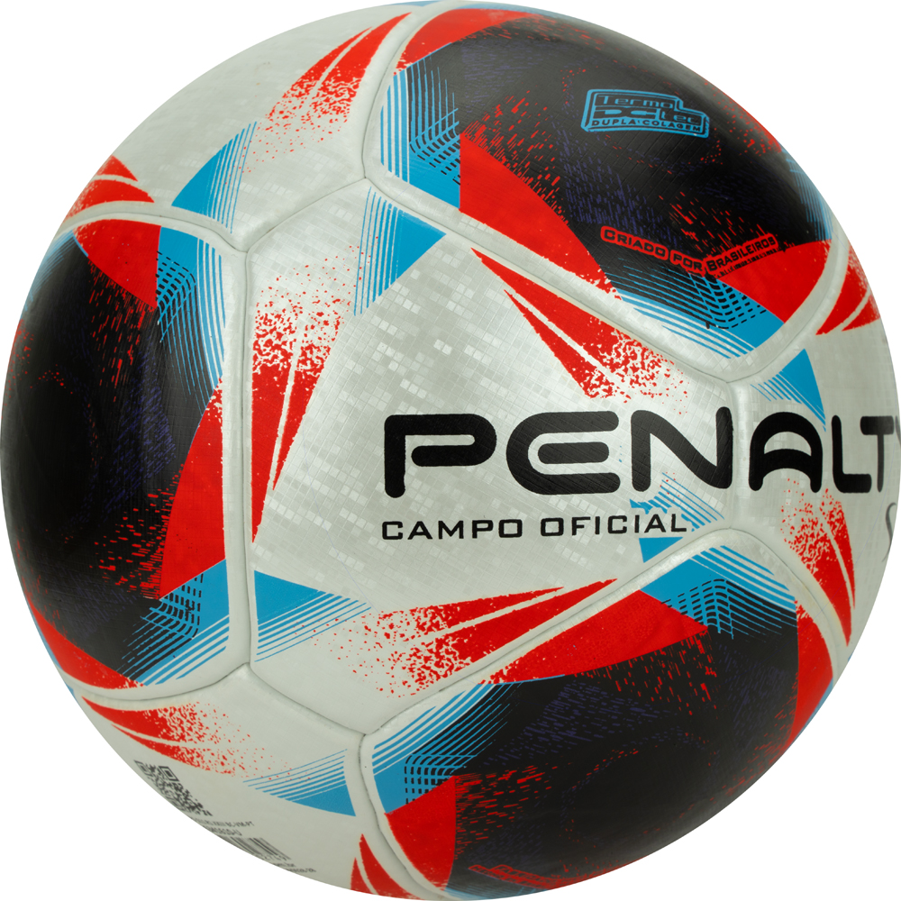 СЦ*Мяч футб. PENALTY BOLA CAMPO S11 R1 XXIII, 5416341610-U,р.5, PU, термосшивка, серебр-красно-синий