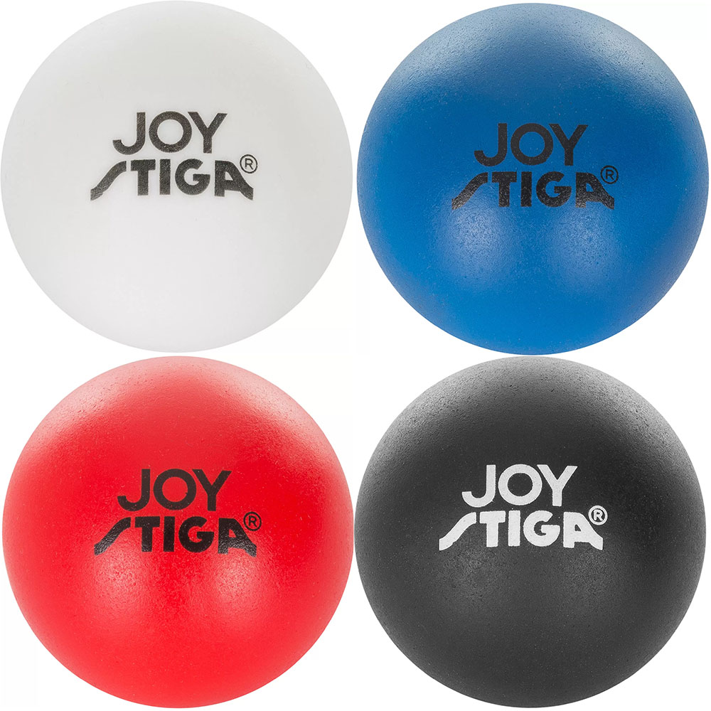 Мяч для наст. тенниса Stiga Joy, 1110-5240-04, диам. 40+мм, пластик, упак. 4 шт, мультиколор