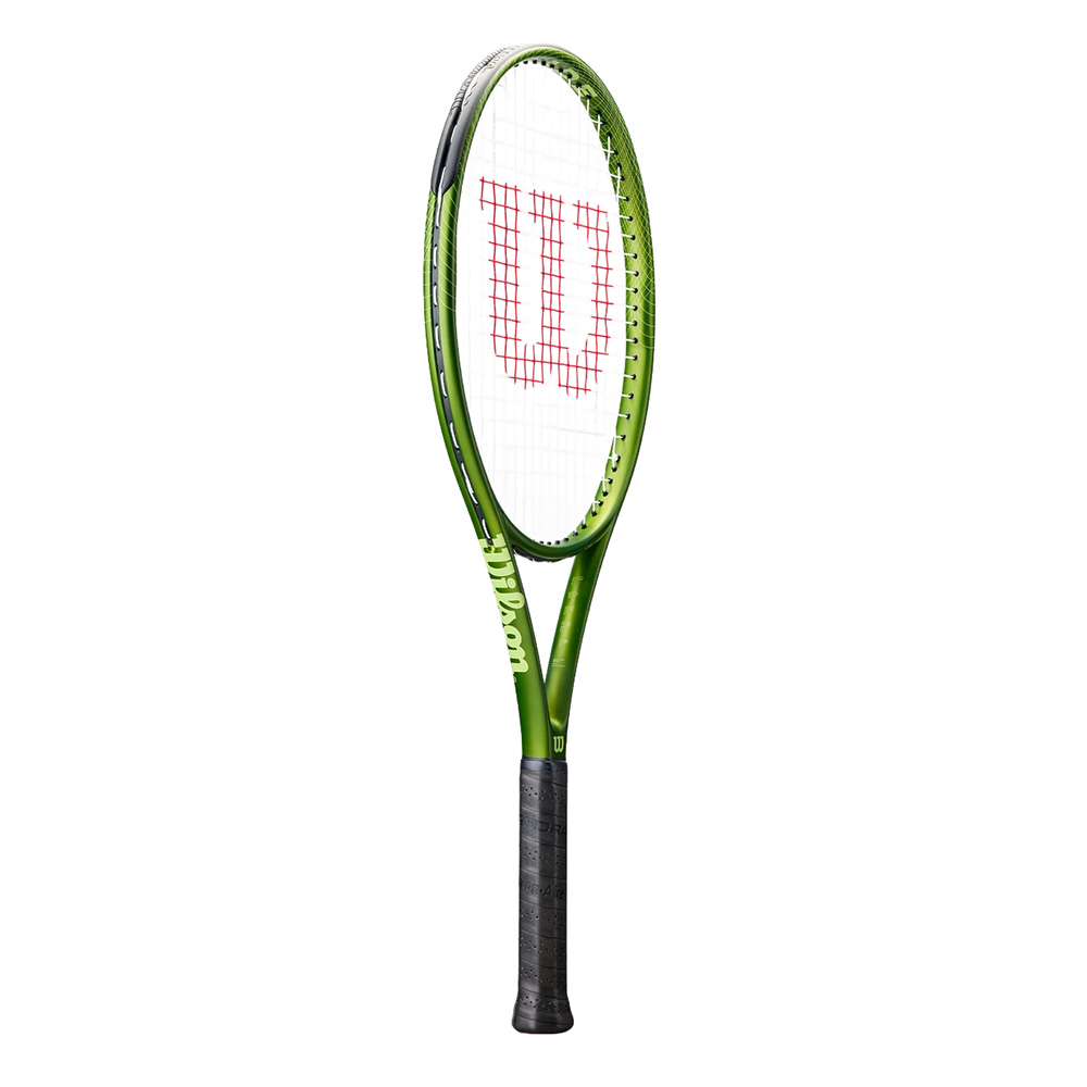 Ракетка б/т Wilson Blade Feel Team 103, WR197810U3, для любителей, алюминий, со струнами, бело-зел