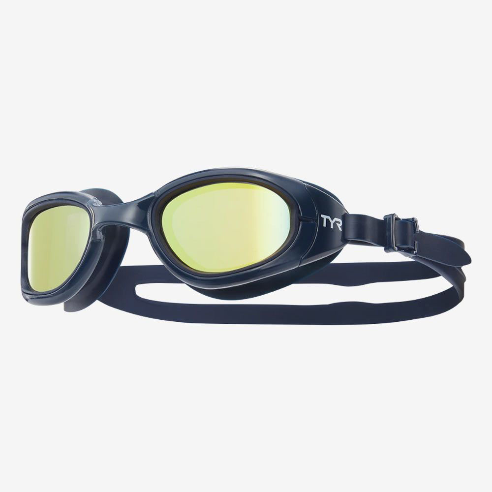 Очки для плав. TYR Special Ops 2.0 Mirrored, LGSPL2M-759, ЗЕРКАЛЬНЫЕ линзы, темносиняя опр.
