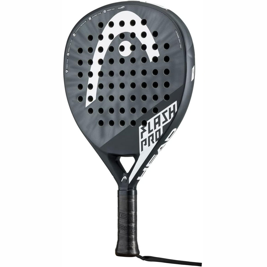 Ракетка для падела HEAD Flash Pro 2023, 226113, для игроков средн.уровня, стекловолокно,черно-белый