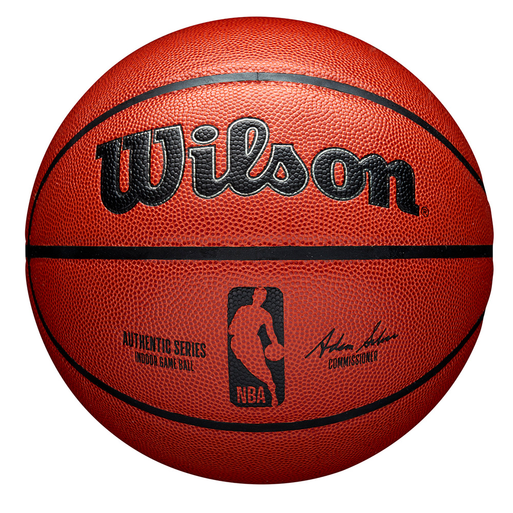 Мяч баск. WILSON NBA Authentic Indoor Comp, WTB7100XB05, р.5, композит, коричневый