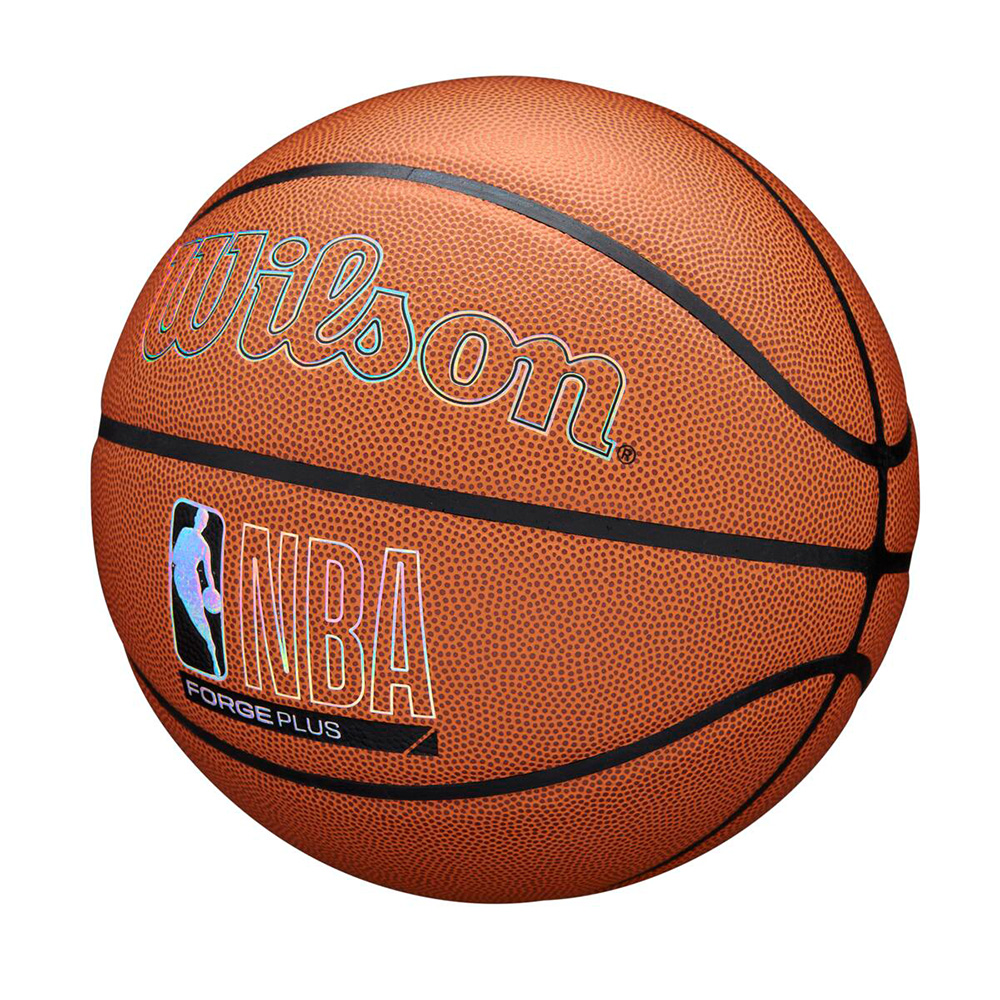 Мяч баск. WILSON NBA Forge Plus, WZ2016801XB7, р.7, PU, бутиловая камера, коричневый