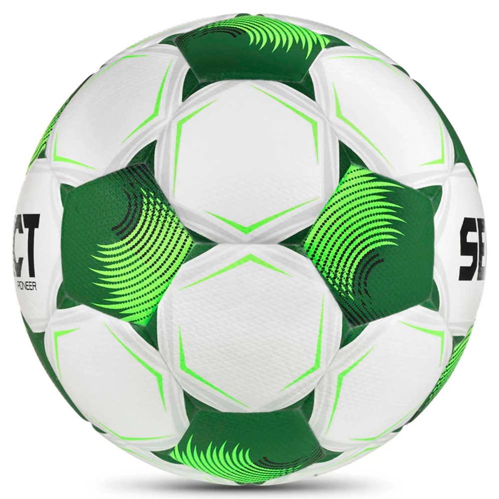 Мяч футб. SELECT Pioneer TB V26, 0865071005, р.5, FIFA Basic, 32п, ПУ, термосшивка, бело-зеленый