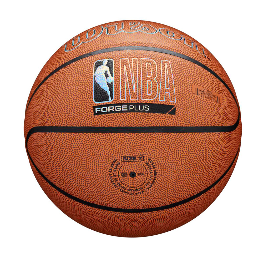 Мяч баск. WILSON NBA Forge Plus, WZ2016801XB7, р.7, PU, бутиловая камера, коричневый
