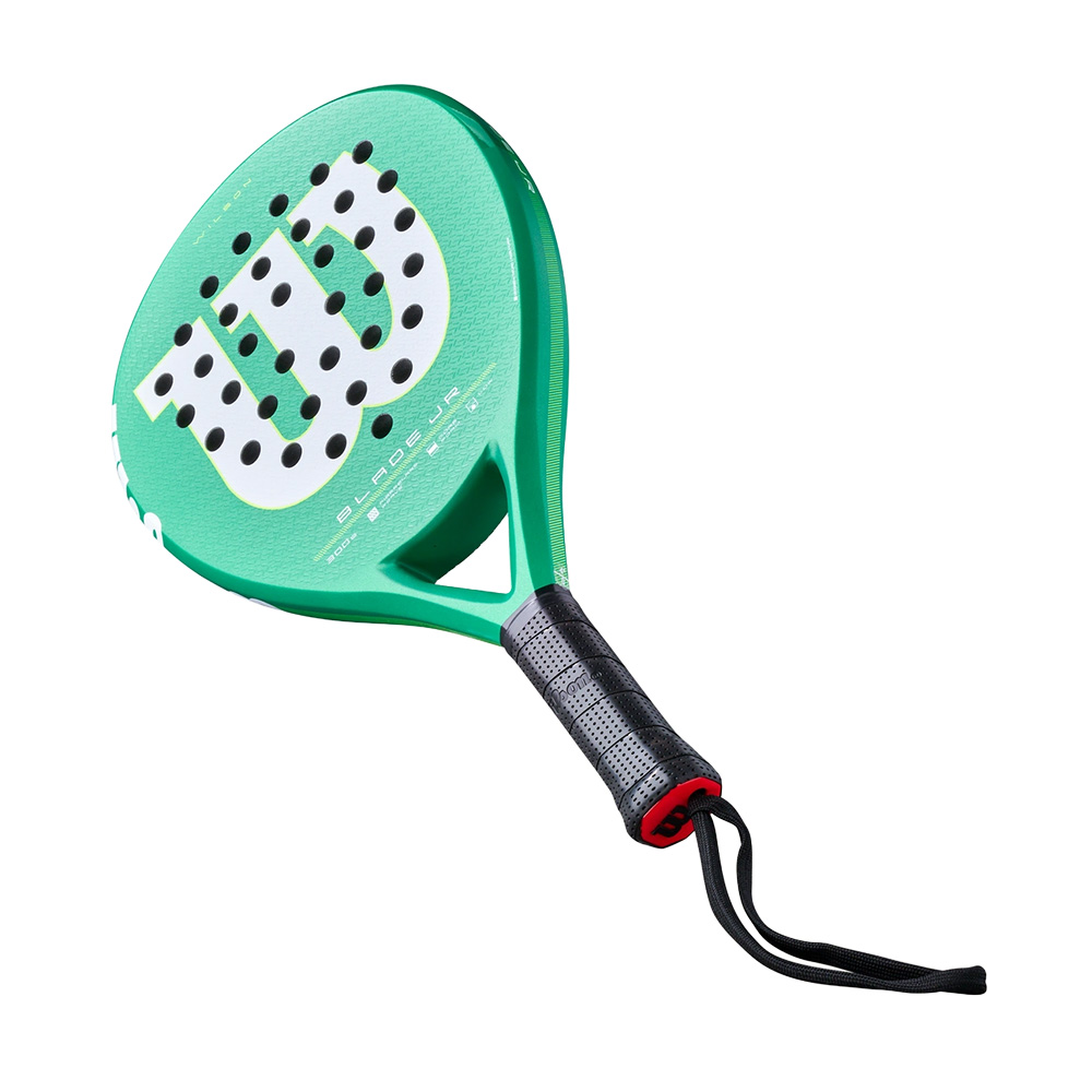 Ракетка для падела WILSON Blade Jr  V4 Padel, WR213811U0, для начин-х, стекловолокно, зеленый