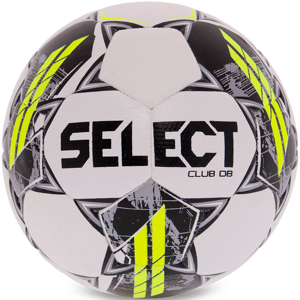 Мяч футб. SELECT Club DB V23, 0864160100, р.4, FIFA Basic, 32п, ТПУ, гибридн. сш, рез.кам, бел-чер