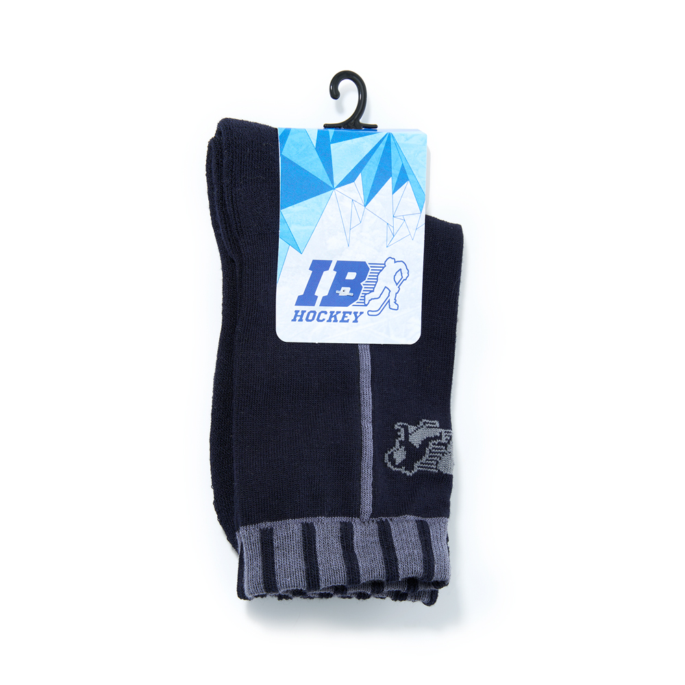 Носки толстые IB Hockey IB-3, SH-IB-3-34-35, р. 34-35, хлопок, поликолон, нейлон, эластан,темно-син