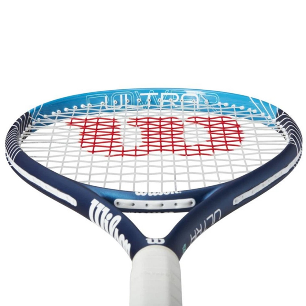 Ракетка б/т Wilson Ultra Power 105 Gr1, WR147010U1, для любит, композит, со струнами, темносин-бел