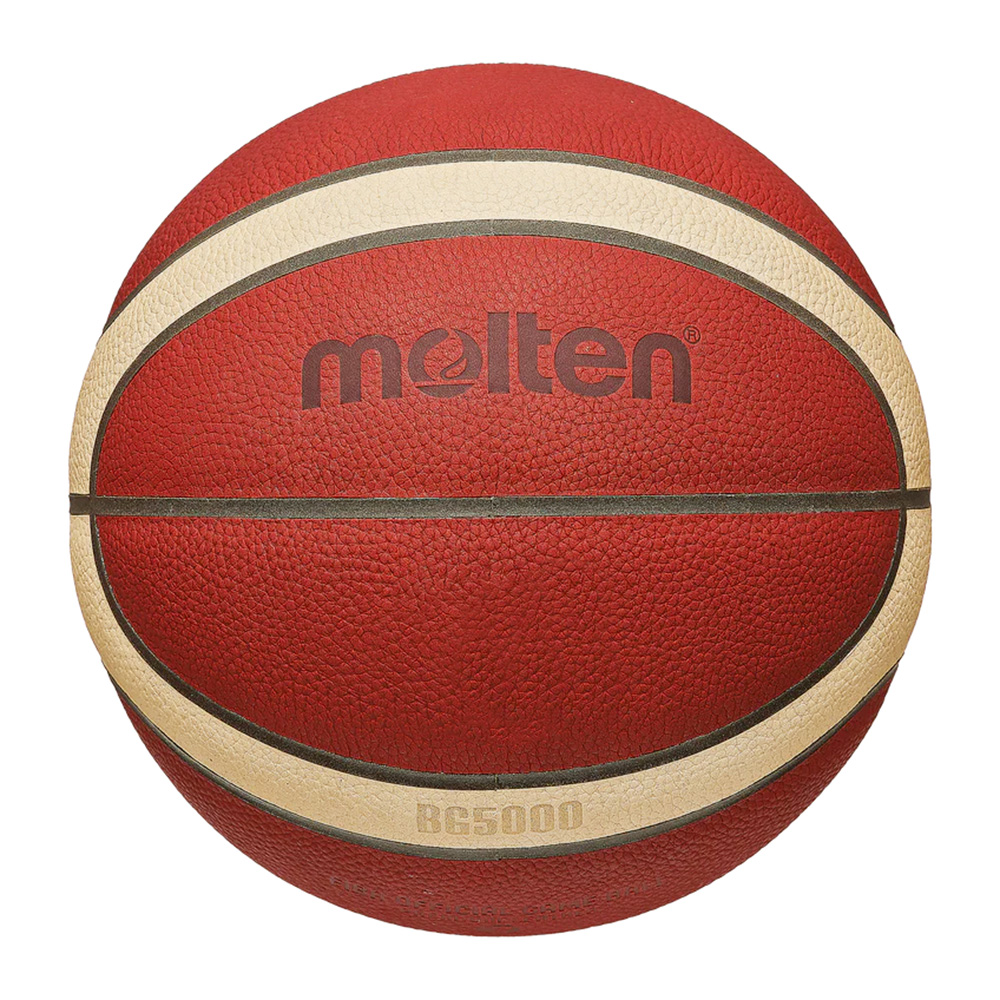 Мяч баск. MOLTEN B6G5000 р.6, FIBA Appr, 12 панелей, нат.кожа, бутил.камера, кор-беж-чер