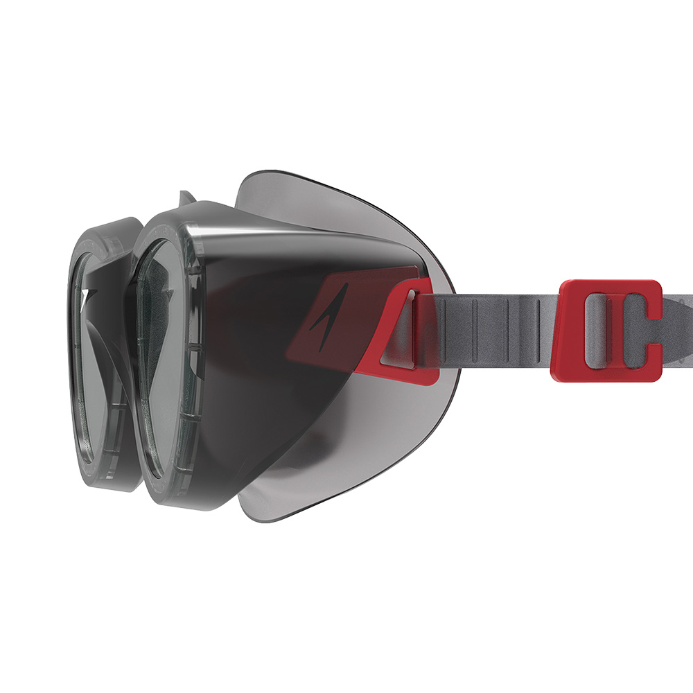 Очки для плав. SPEEDO Futura Hydrospex, 8-E000036004-C16LO, ДЫМЧАТЫЕ линзы, нерег. перен.,черн. опр.