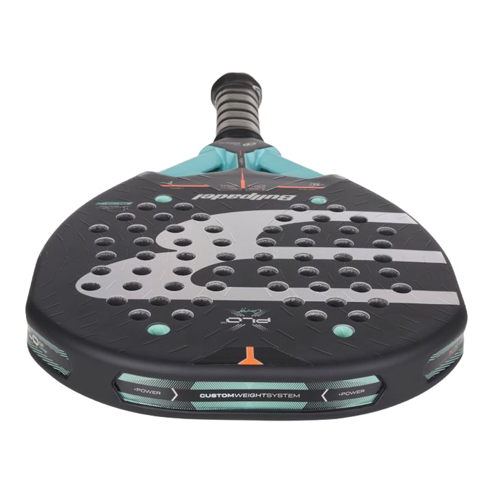 Ракетка для падела BULLPADEL Xplo Comfortl 27, 497245,для продв.игр., стекловолокно, карбон, черн.