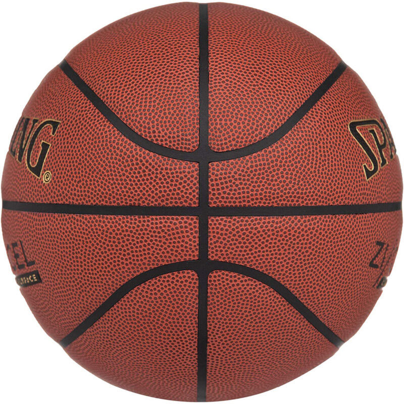 Мяч баск. SPALDING TF ZiO Excel, 76940z, р.7, композит. кожа (ПУ), коричнево-черный