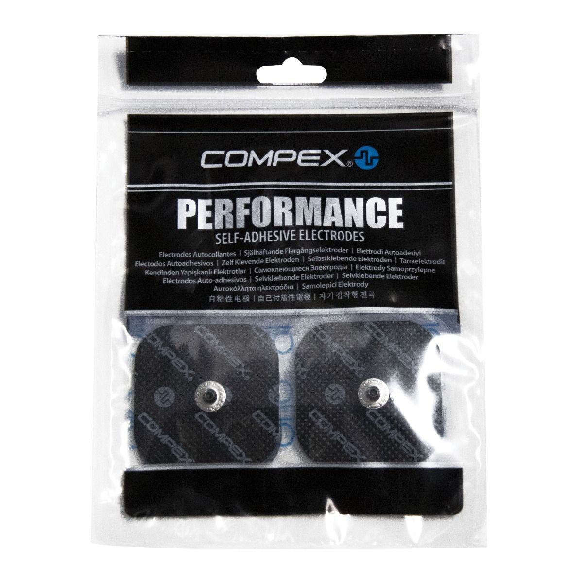 Электроды для миостимуляции COMPEX Performance Snap 5 х 5 см (4шт. в уп), 42215