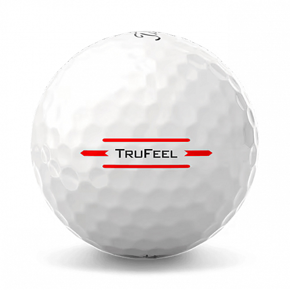 Мяч для гольфа Titleist Trufeel 24 White, T6036S, 3 шт/уп, белый