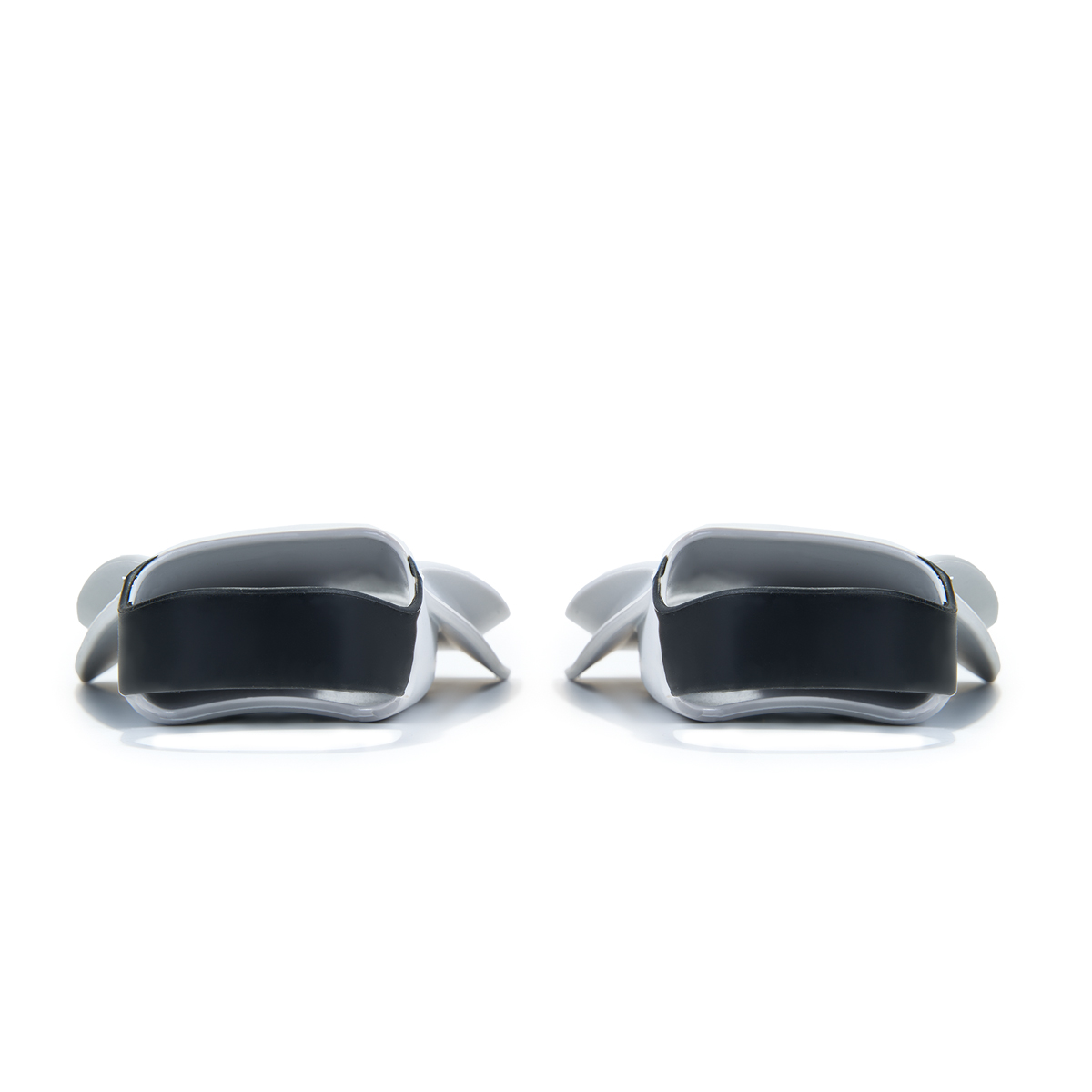 Ласты для бассейна профессиональные TORRES F03, SWF032402GR, р.EU 40-41 (M), серо-черный