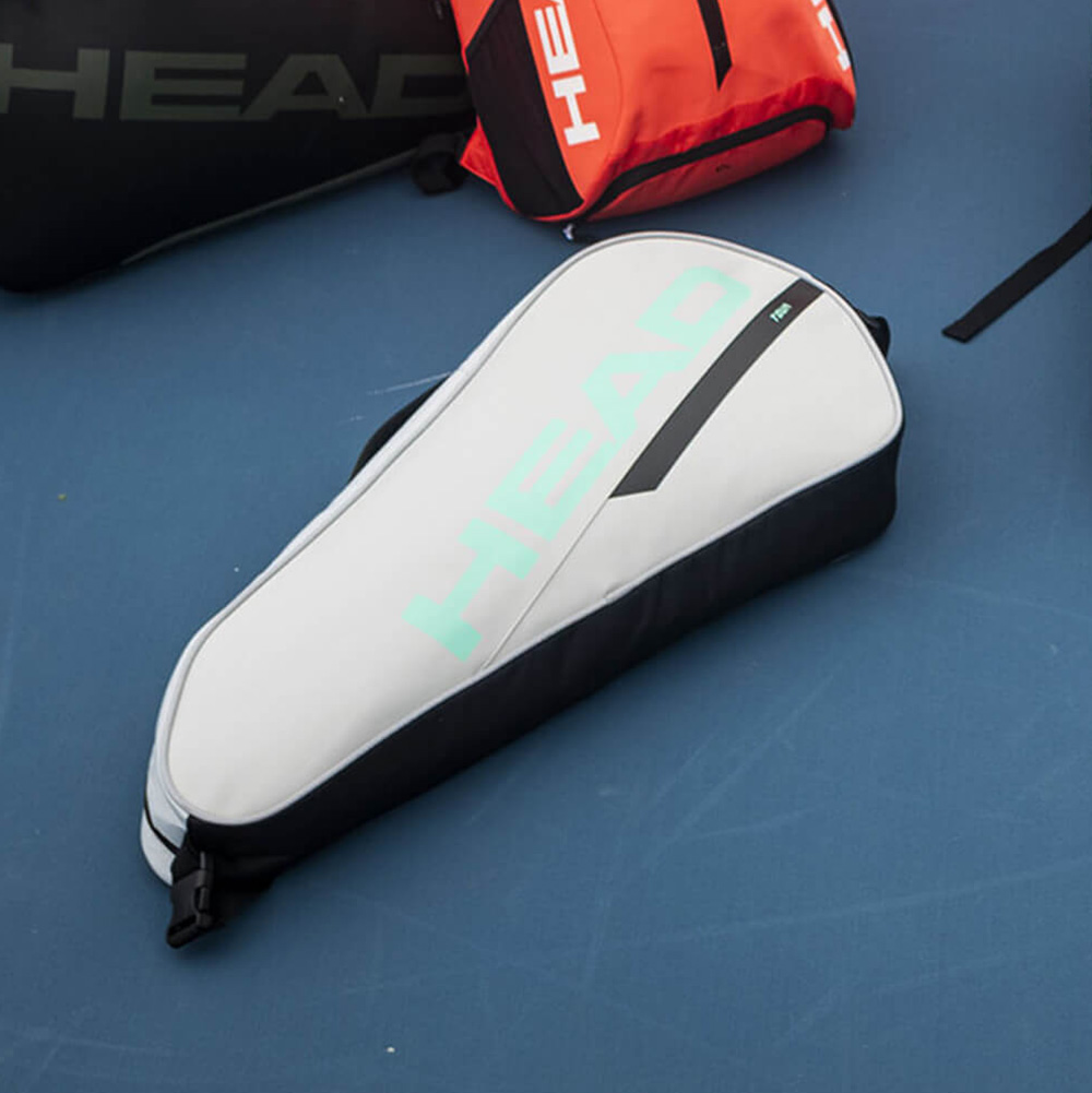 Сумка-чехол HEAD Tour Racquet Bag S, 260944-CCTE, с карманом для 3 тен.ракеток, серо-бирюзовый