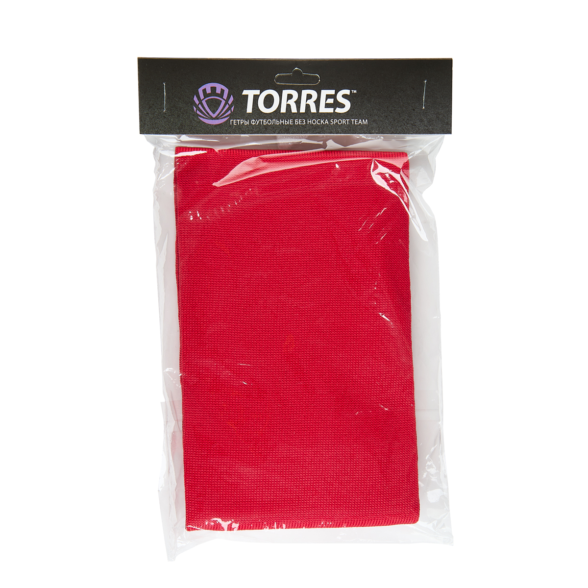 Гетры футб. проф.TORRES Sport Team БЕЗ НОСКА, FS11010-04-35-38, р.35-38, КРАСН, полиэстер, эластан