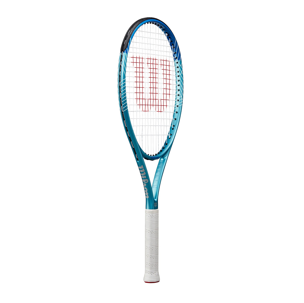 Ракетка б/т Wilson Ultra Power 103 Gr2, WR146910U2, для любителей, графит, со струнами, сине-голубой