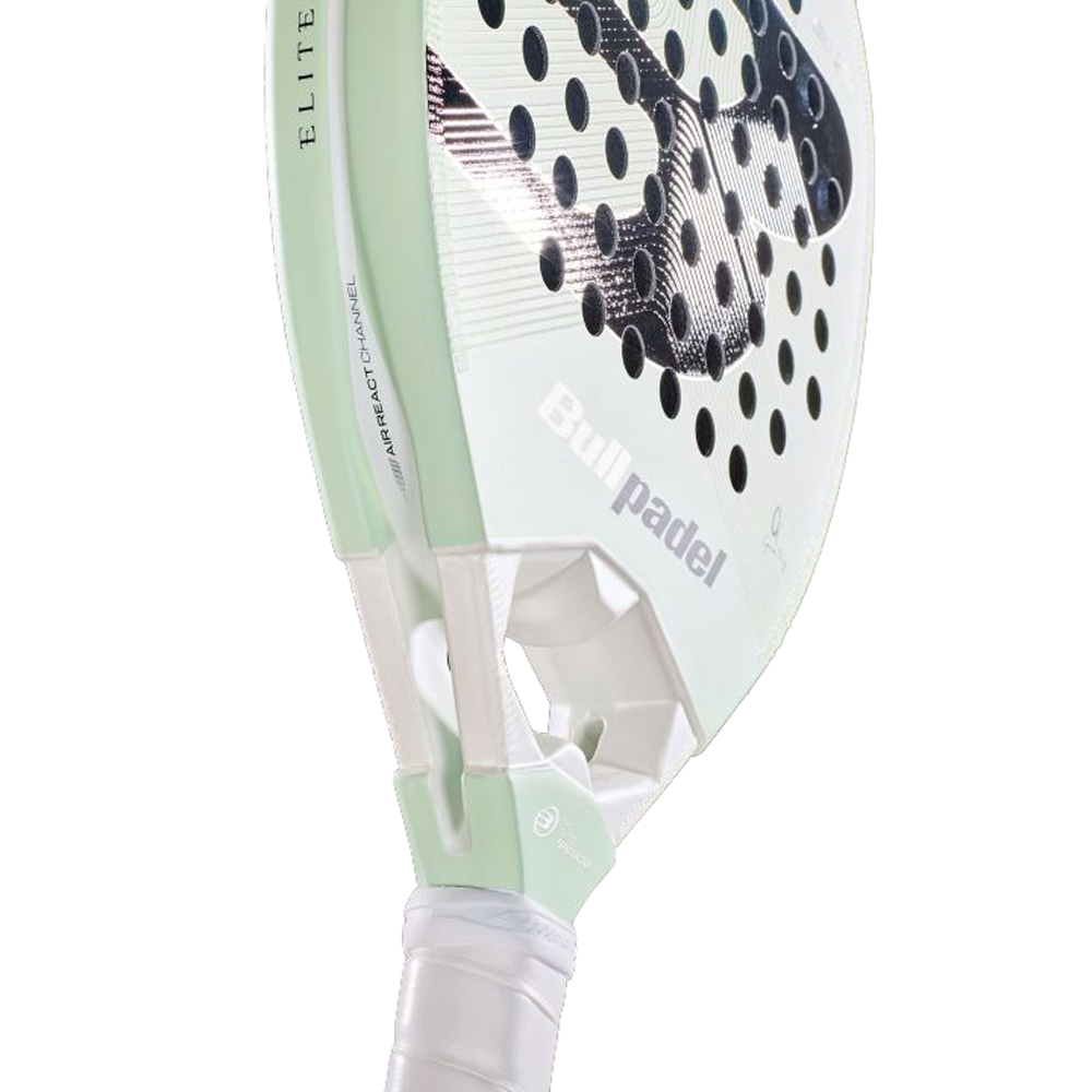 Ракетка для падела BULLPADEL Elite 02 2027, 497248,для профес-в, стекловолокно, карбон, мятный.,черн