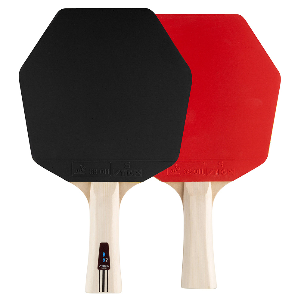 Набор для н/т Stiga Sonic V2,1210-1206-35, 2 ракетки и 3 мяча, накладка 1,6 мм ITTF, конич. ручка