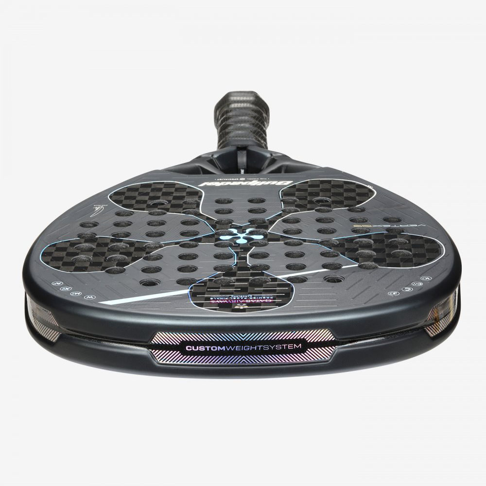 Ракетка для падела BULLPADEL Vertex 05 TF 25, 495197, для проф. и любителей, стекловолокно, черный
