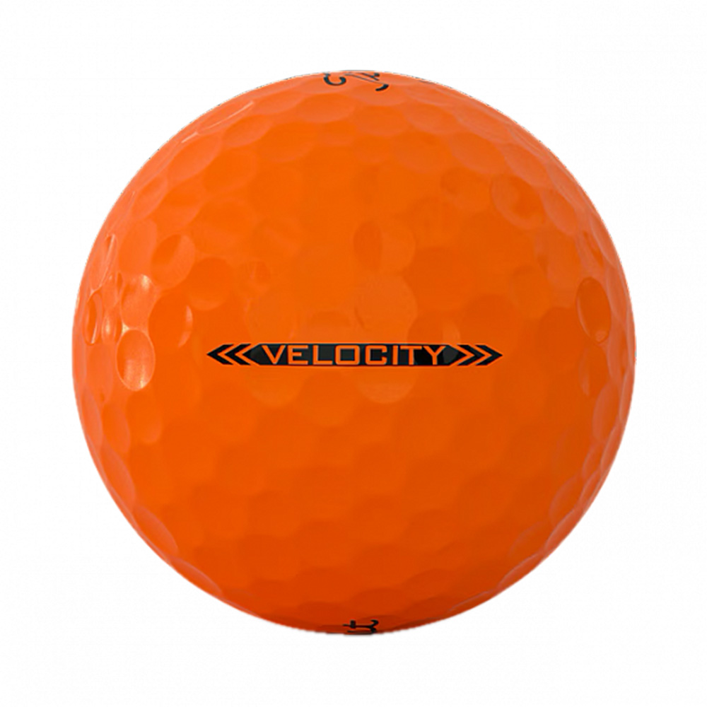 Мяч для гольфа Titleist Velocity 26, T8027S-OR, 3 шт/уп, оранжевый