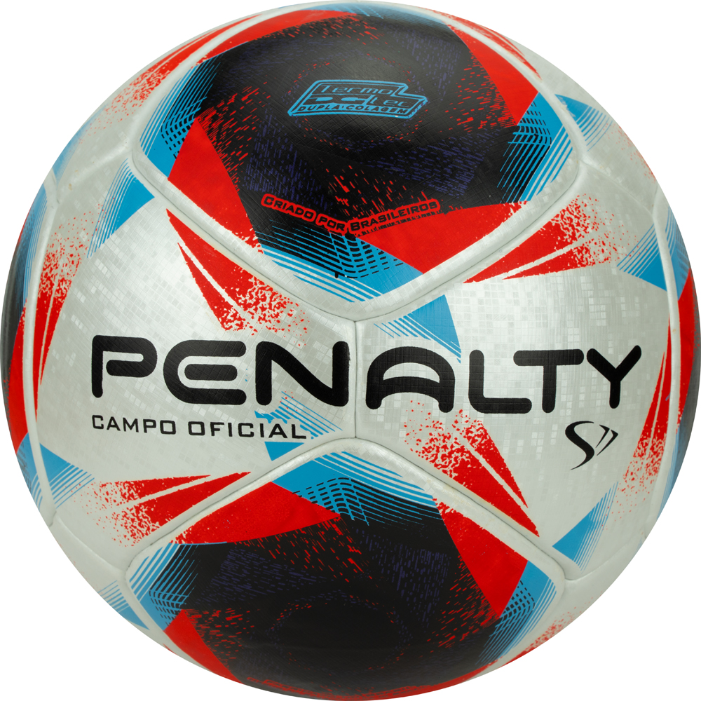 СЦ*Мяч футб. PENALTY BOLA CAMPO S11 R1 XXIII, 5416341610-U,р.5, PU, термосшивка, серебр-красно-синий