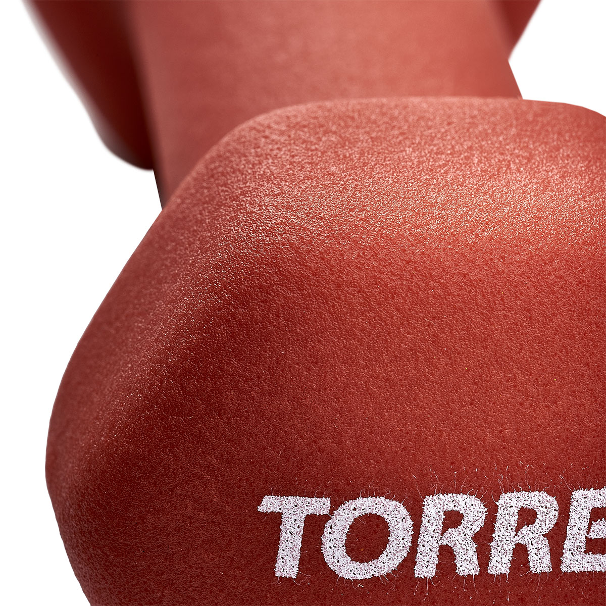Гантель TORRES 1 кг, PL55011, металл в неопреновой оболочке, форма шестигранник, красный