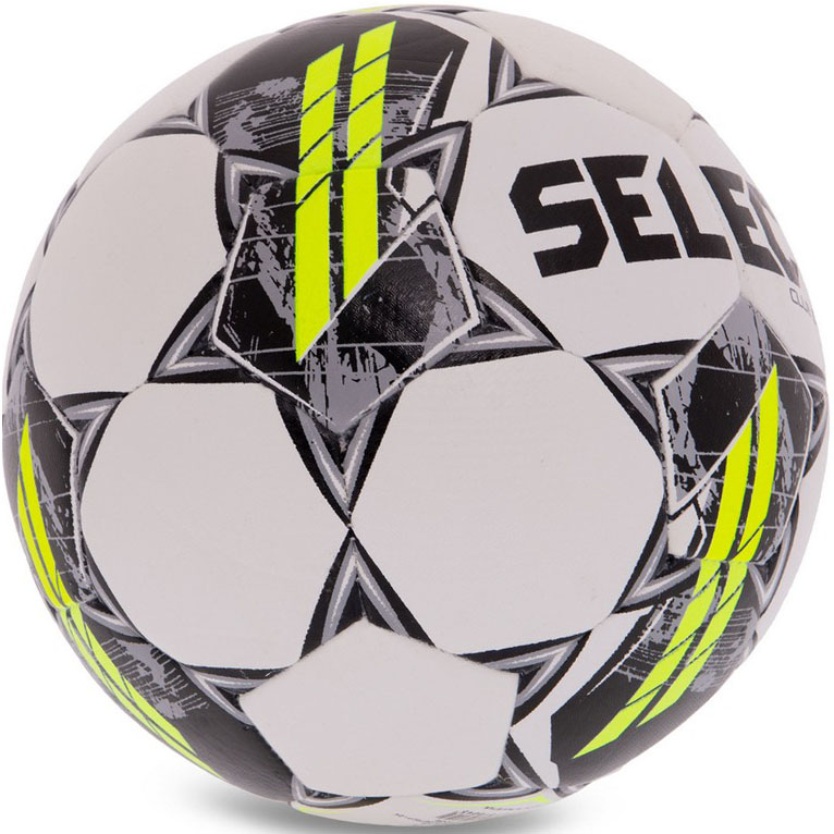 Мяч футб. SELECT Club DB V23, 0865160100, р.5, FIFA Basic 32п, ТПУ, гибридн.сш, бело-черно-зеленый