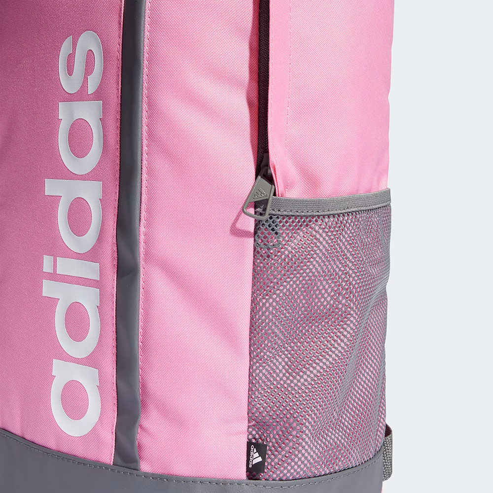Рюкзак спорт. ADIDAS Linear Essentials Logo HM9110, полиэстер, розово-серый