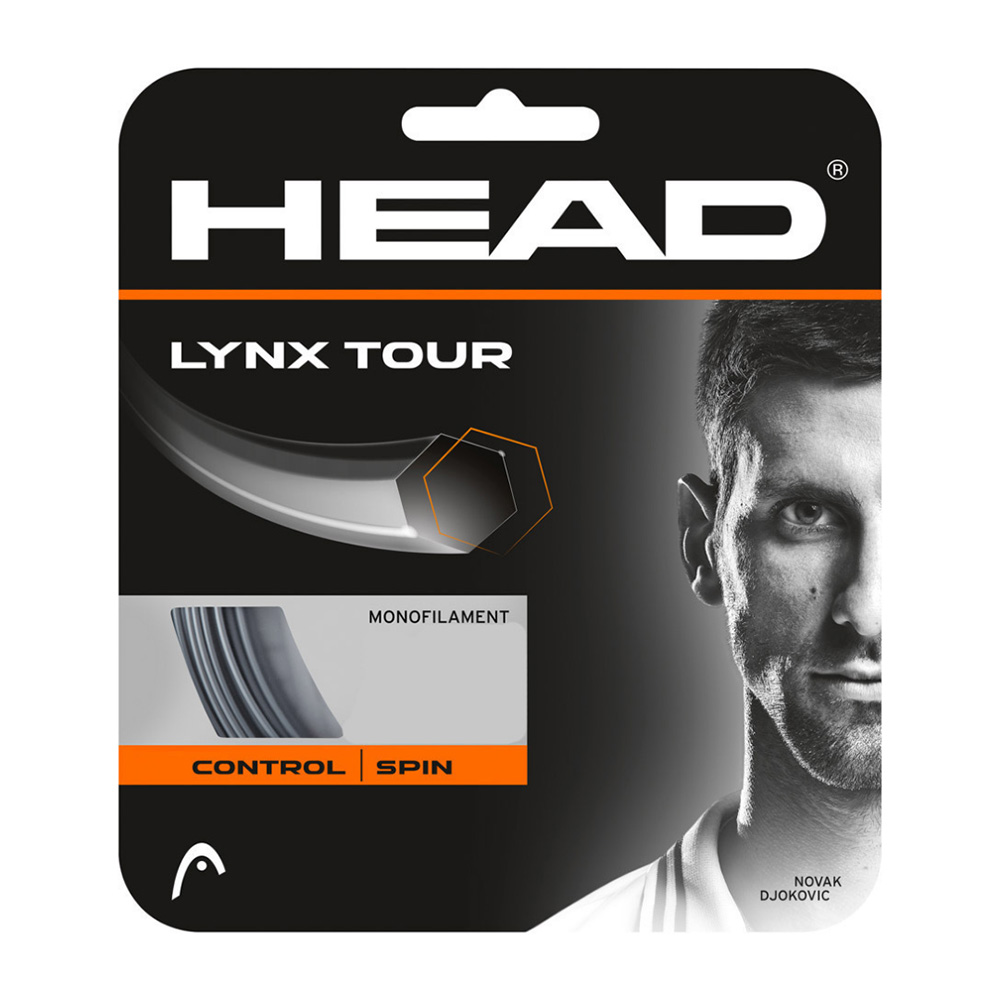 Струна теннисная HEAD Lynx Tour 16, 281790-GR, 12м, серый