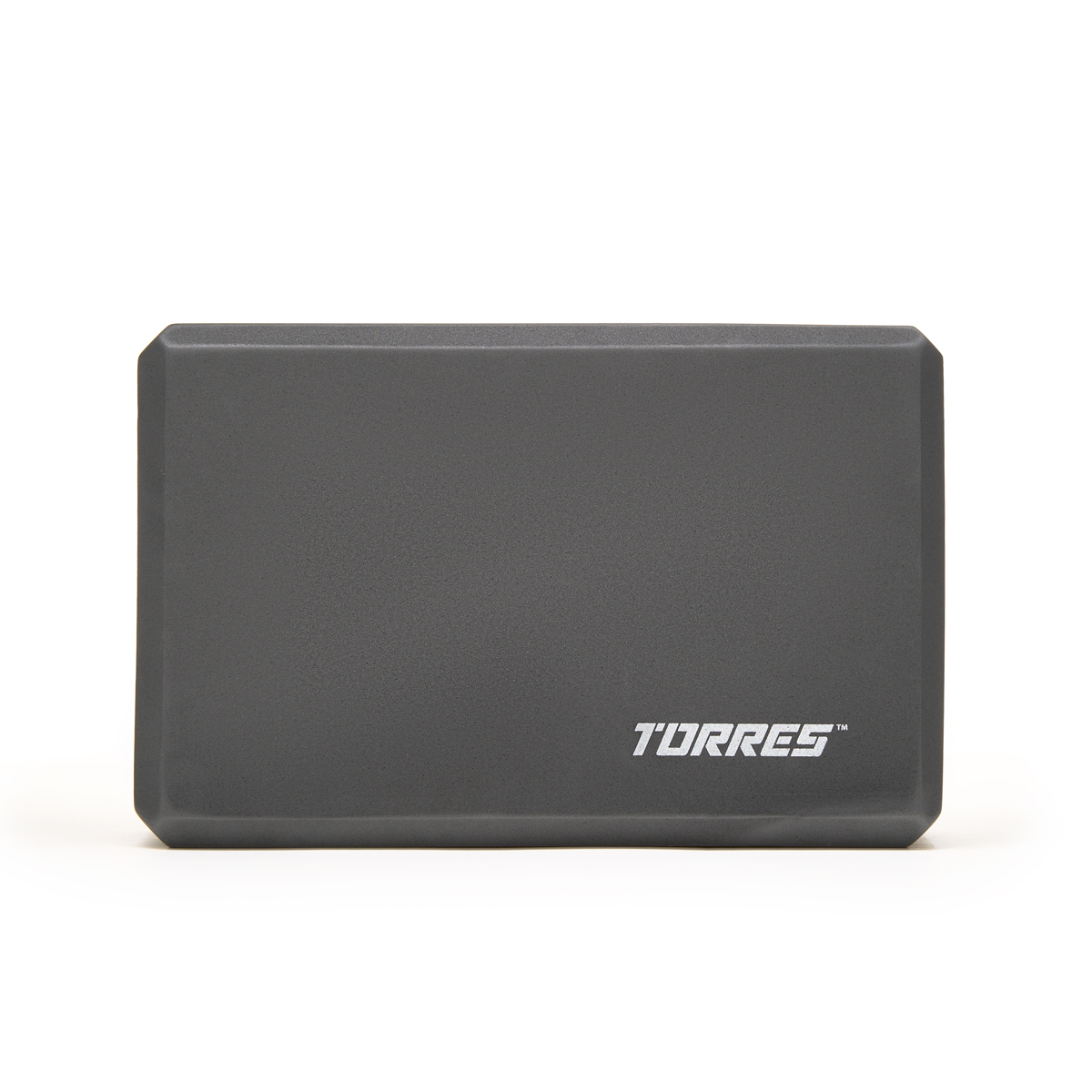 Блок для йоги TORRES, YL8005GR, размер 8x15x23 см, материал ЭВА, серый