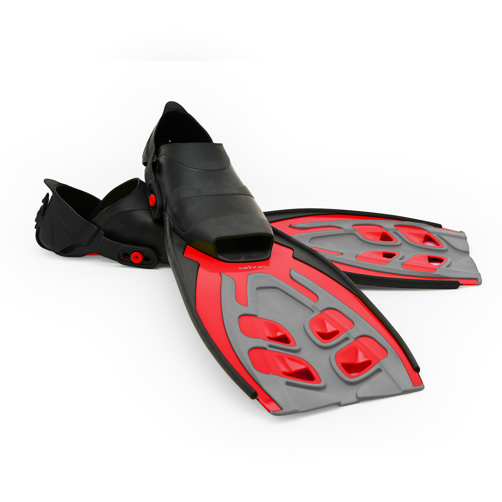 Ласты для плав. Salvas Tonic Dive, BA190SMR1STS,TPR и Technoflex, р.S/M, красный