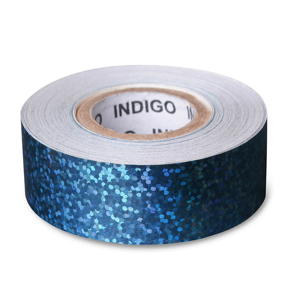 Обмотка для гимнастического обруча INDIGO Crystal, IN139-BL, 20мм*14м, на подкл, синий