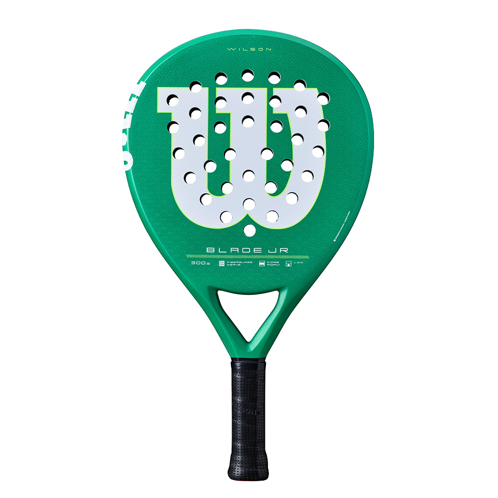 Ракетка для падела WILSON Blade Jr  V4 Padel, WR213811U0, для начин-х, стекловолокно, зеленый