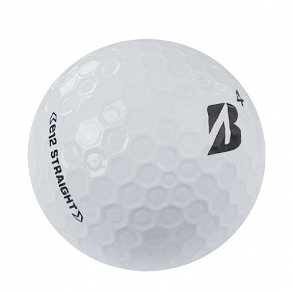 Мяч для гольфа Bridgestone 25 e12 Straight White, BGB5CWX, 3 шт/уп, белый