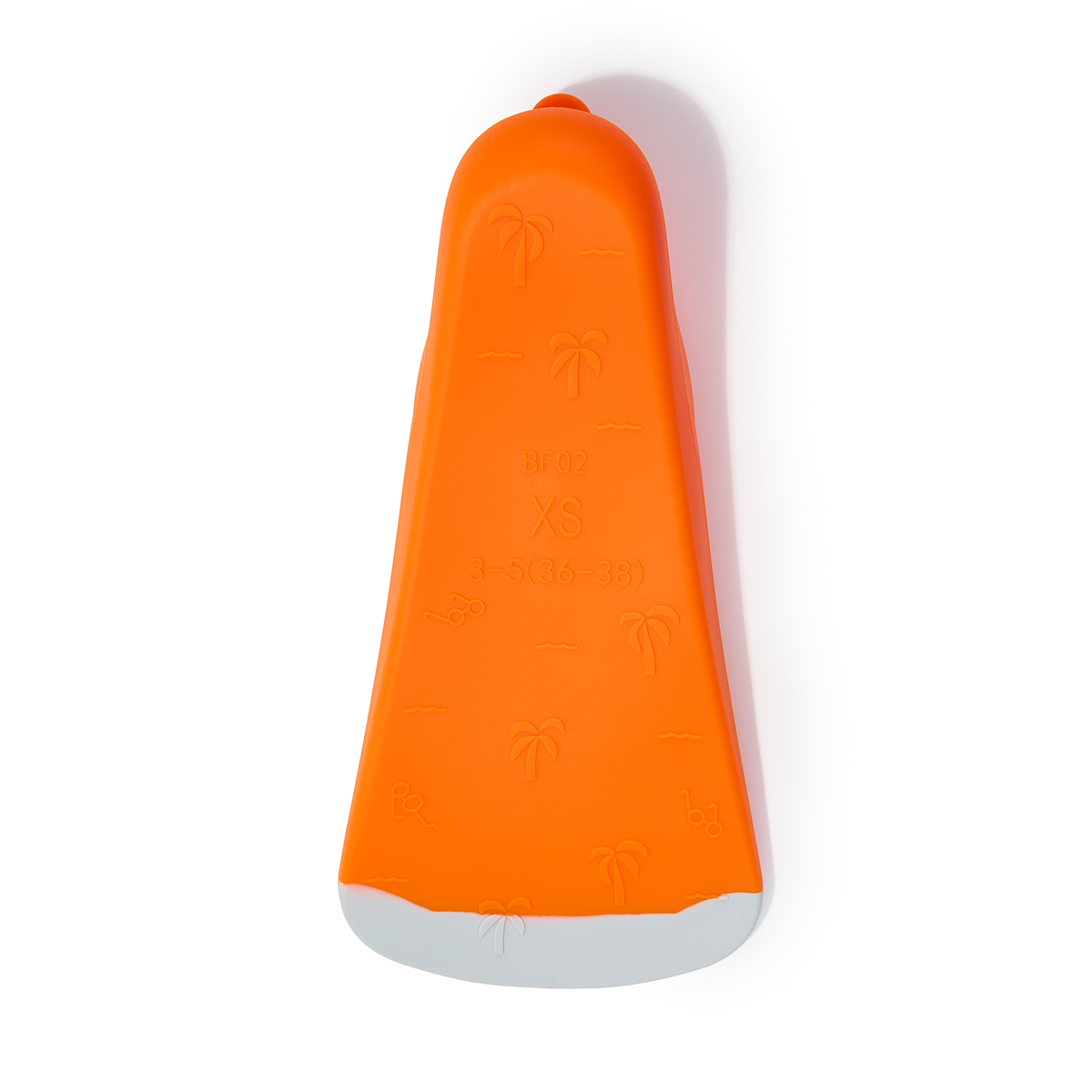 Ласты для бассейна TORRES F02, SWF022402OR, р. EU 36-38 (XS), оранжево-серый