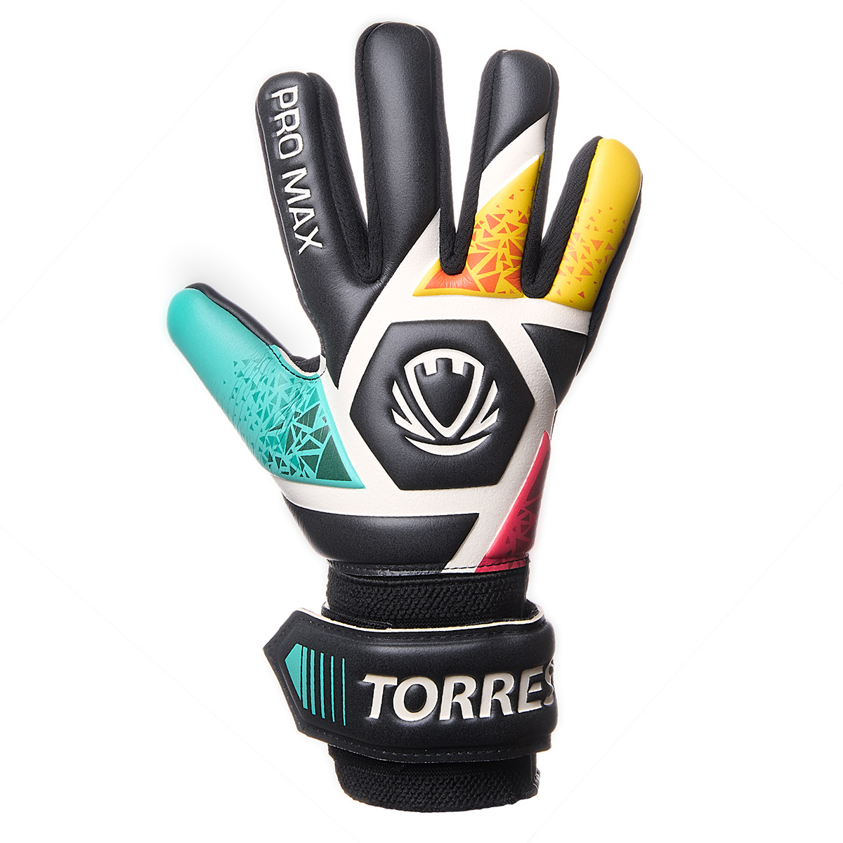 Перчатки врат. TORRES Pro Max, FG0523202-11, р.11, 3 мм латекс, манж.на липучке, черно-мультиколор