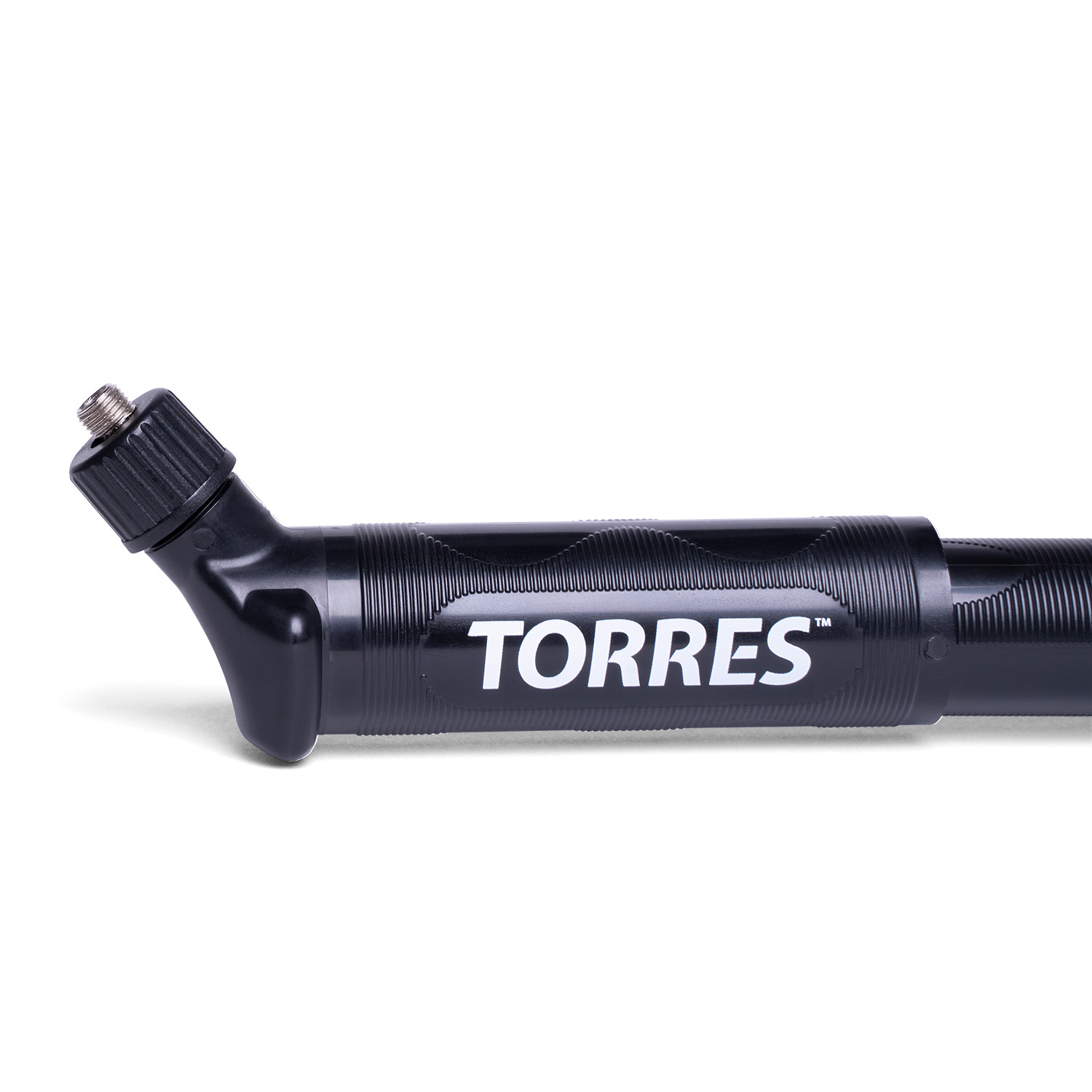 Насос TORRES двойного действия, SS1016, 15 см, пластик, с бок.горлов., игла (7 мм), черный