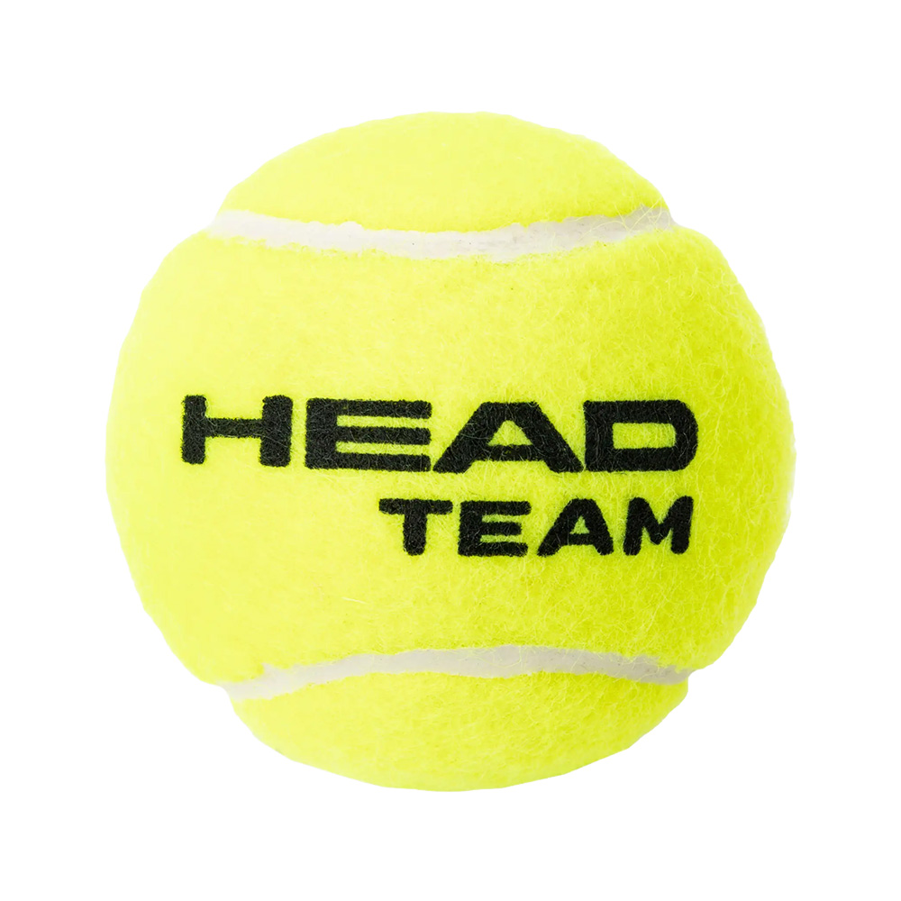 Мяч теннисный HEAD Team 3B, 575703, уп.3 шт, одобр.ITF, фетр, нат.резина, желтый