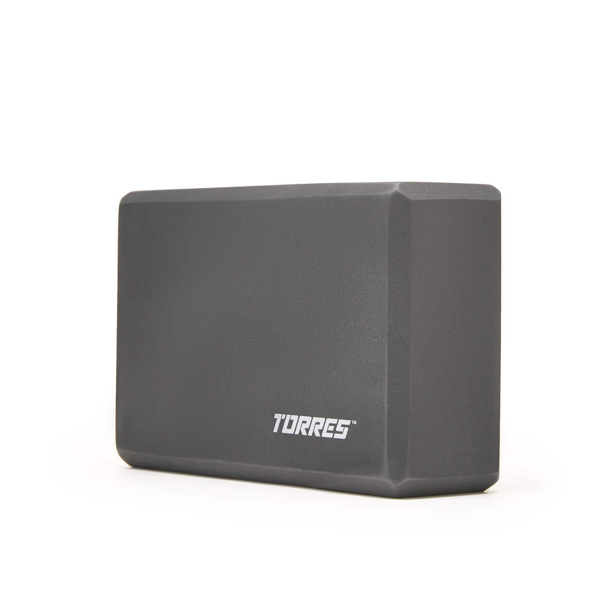 Блок для йоги TORRES, YL8005GR, размер 8x15x23 см, материал ЭВА, серый