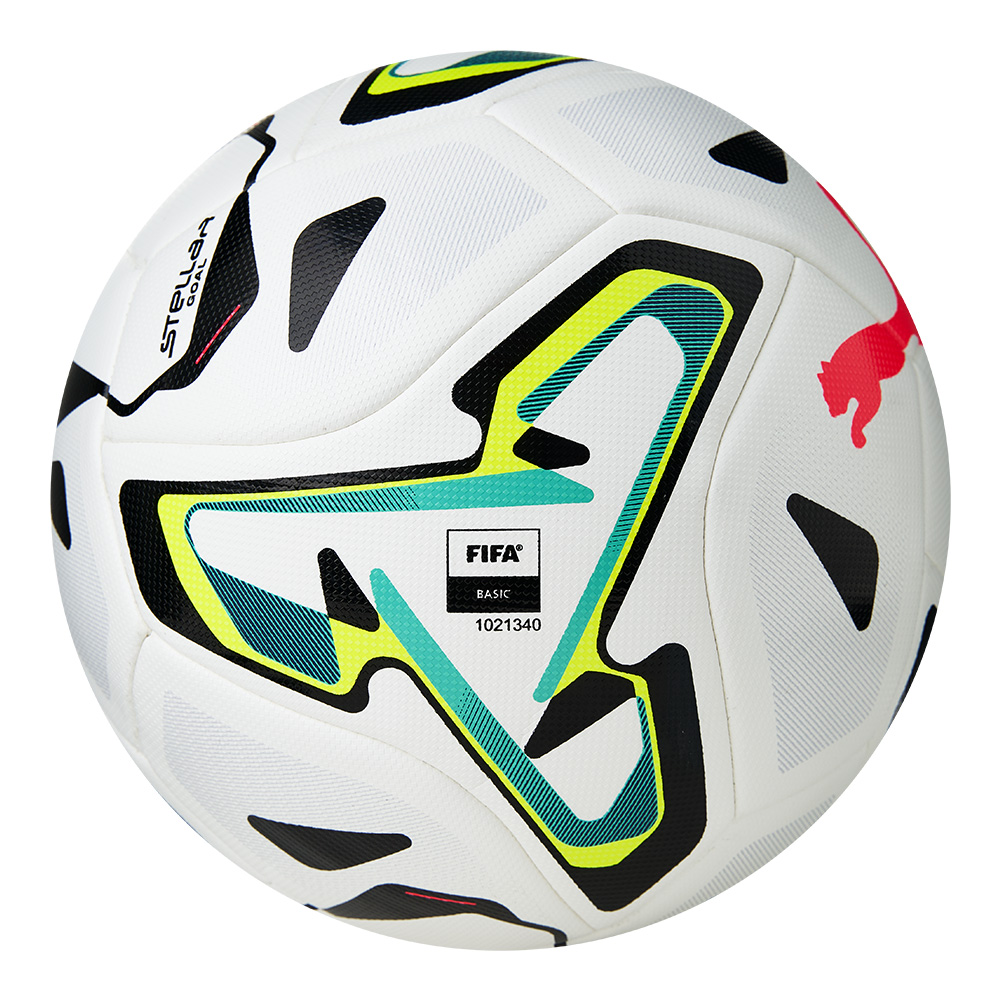 Мяч футб. PUMA Stellar Goal, 08506401, р.5, FIFA Basic, 16 пан, ТПУ, маш. сшивка, белый, мультиколор