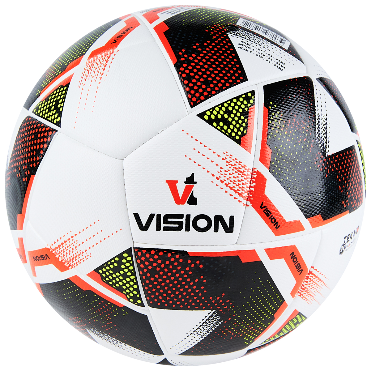 Мяч футб. VISION Spark, F324045, р.5, FIFA Basiс, 24 пан,ПУ,2 подкл.слой,гибрид.сшив,бело-мультикол